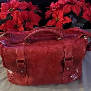 Bath and Body Works Red travel bag